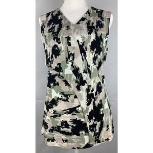 NWT Hugo Boss sleeveless Blouse Small Women’s Ziper back, NEW